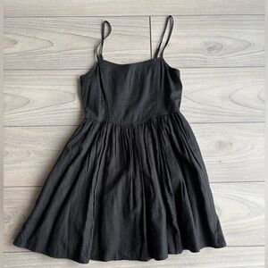 Aerie Linen Blend Mini Dress